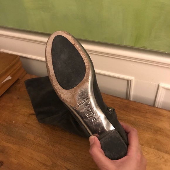 Sebastian Milano Over the Knee Suede Boots - Picture 10 of 14